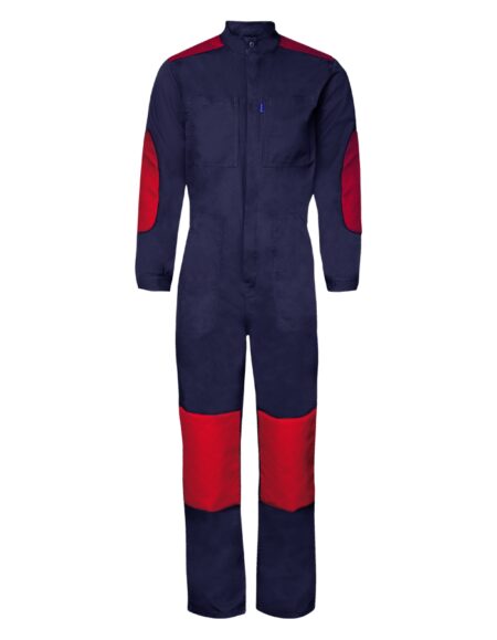 Combinaison de travail homme, renfort genou avec tissu matelassé