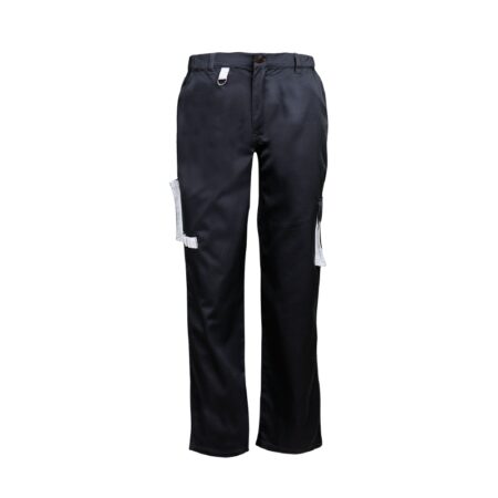 Pantalon de travail bicolore homme avec ceinture semi élastiquée