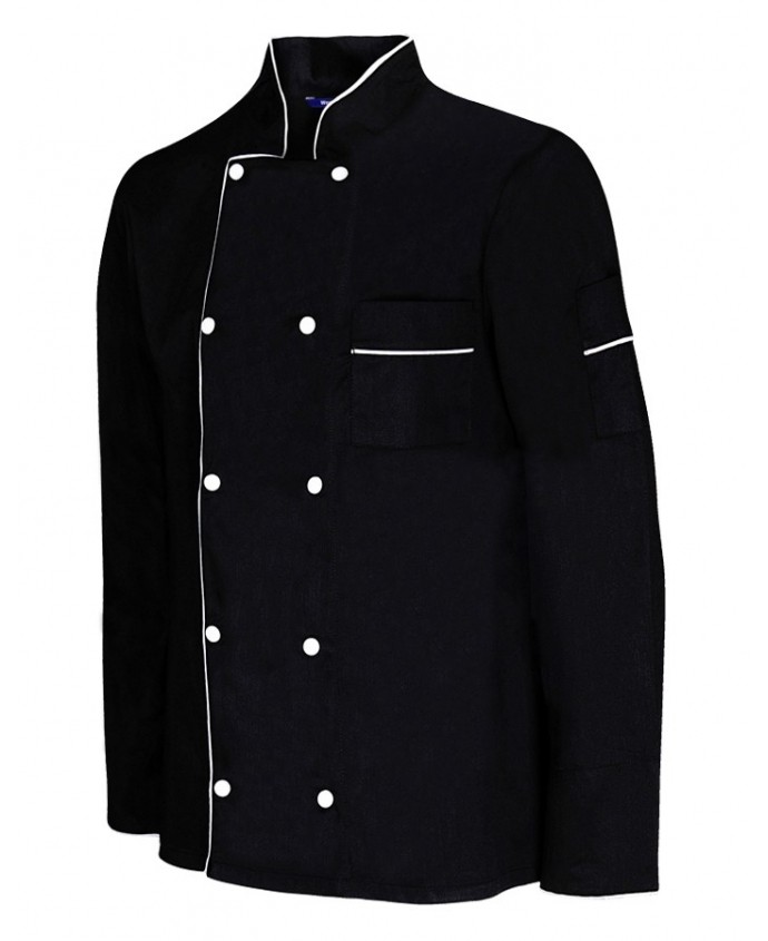 Veste de cuisine plastron double contrasté (Homme)
