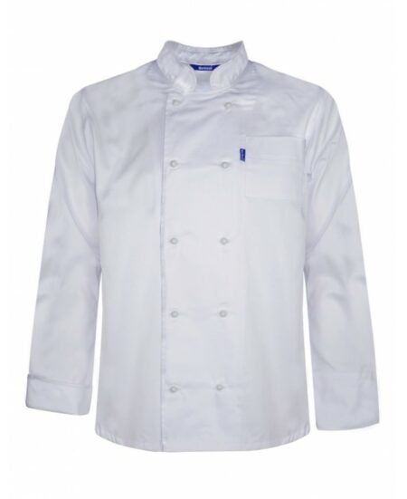 Veste de cuisine homme col officier